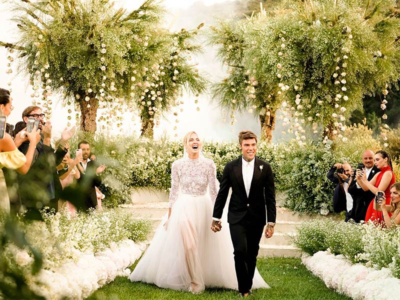 زفاف المصممة الإيطالية كيارا فيراني يضاهي زفاف ميغان ماركل وهاري